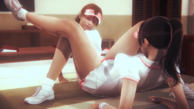 School Lesbian Tennis Girls Tribbing