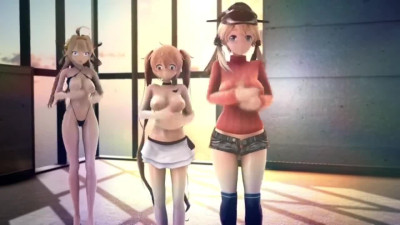 Mmd R18 Printz,Murasame,Kongo Fucked Sex Party Hot and Sexy will make you Fun Easy Fap Challenge