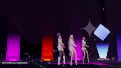 [MMD] CHUNG HA - Snapping Nude Vers. Ahri Akali Kaisa Evelynn Seraphine KDA 3D Erotic Dance