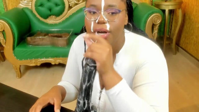 CHubby africa blowjob