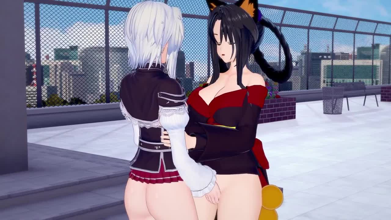 Watch High School DxD Koneko and Kuroka Lesbian Hentai Short Sex Videos - Duration: 13:09 | ePornNEW.