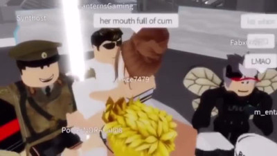 Roblox stripper girl gets fucked rough in a public while other strippers get fucked aswell +discord