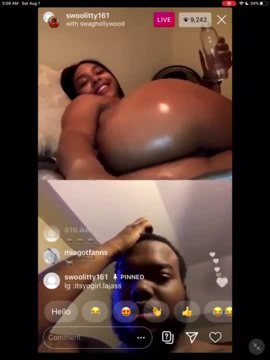 Watch EBONY THOT PLAYS WITH HER TOYS ON RAPPER SWAG HOLLYWOOD INSTAGRAM LIVE Short Sex Videos - Duration: 03:07 | ePornNEW.