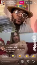 POSSESSED LATINA SOAKS HERSELF ON INSTAGRAM LIVE FOR RAPPER GOLD GAD