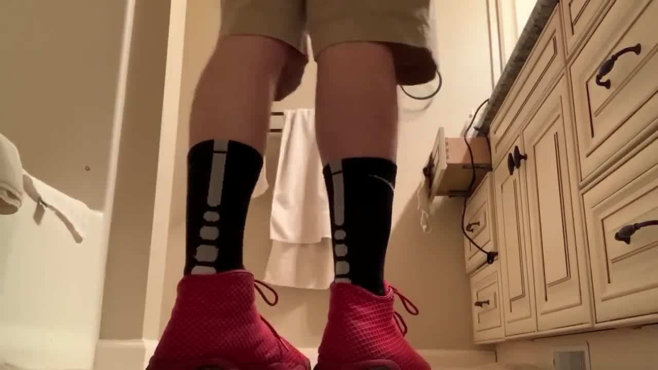 Watch Nike Black and White Elite Socks with Red Air Jordan’s Short Sex Videos - Duration: 00:25 | ePornNEW.