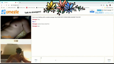 Wife plays with stranger on Omegle while husband showers