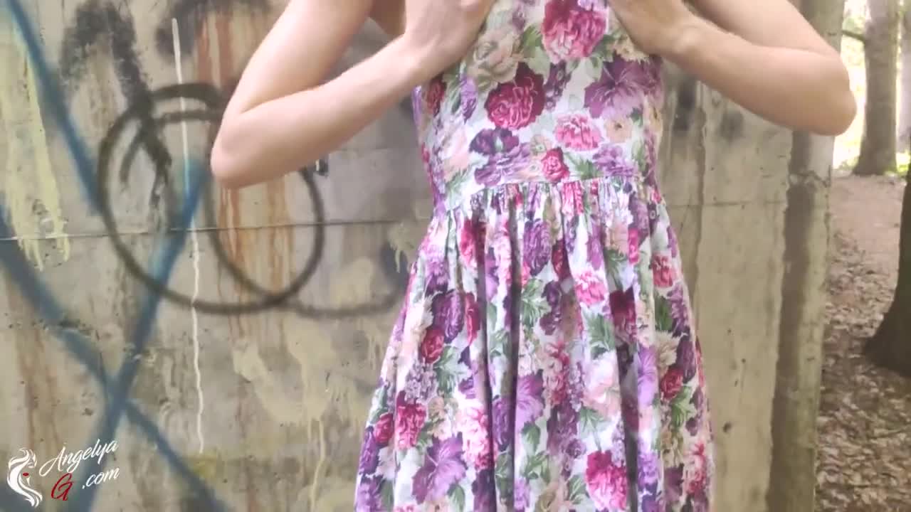 Watch Sweet in Cute Dress Sucking Dick Outdoor - Cum on Tits Short Sex Videos - Duration: 05:50 | ePornNEW.