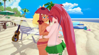 (3D Hentai)(Lesbian)(Rayman) Betilla x Edith