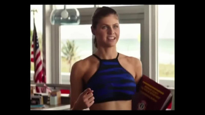 Alexandra Daddario are you looking at my Boobs Scene (without Zac Efron)