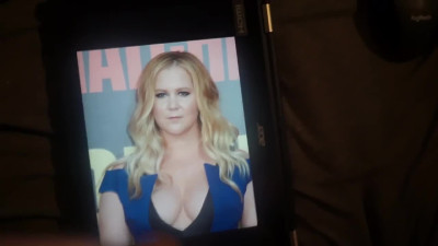 Amy Schumer Cum Tribute Huge Cumshot