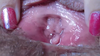 Wet Vagina Pussy after Orgasm in Extreme Close up HD