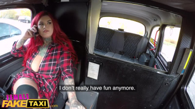 Female Fake Taxi Sabien Demonia Gets her Gigantic Tits out for Thrills