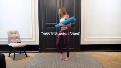 FIT18 - Angel Emily - Skinny French Yoga Instructor Fucked by Rich Client