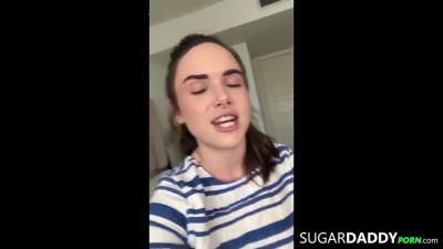 18yo SCREAMING Teen can Barely take all of her SugarDaddies BIG Cock.