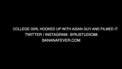 COLLEGE GIRL ANASTASIAS ASIAN FANTASY FUCK - AMWF - BANANAFEVER