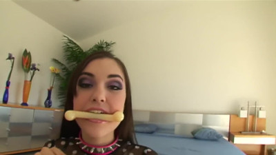 Jules Jordan - Sasha Grey Anal Licks Toilet like a Dog