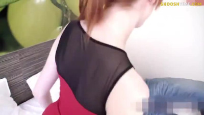 Redhead Ginger Tries an Experienced Man