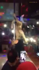 Stripper Lets Girls Munch Her Box on Stage