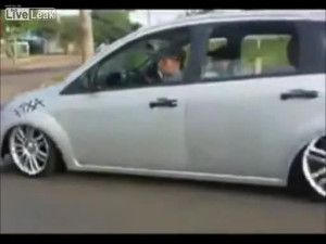 Idiot Low Rider Humiliates Himself