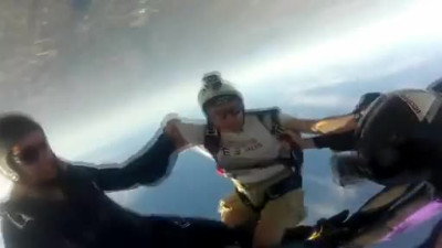 Pants Soiling Moment for Skydiver