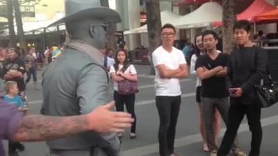 Dont Fuck with this Street Performer