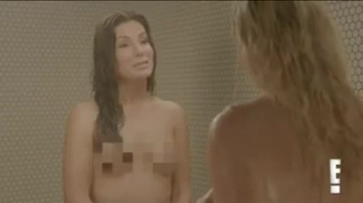 Sandra Bullock  & Chelsea Handler Naked Shower