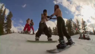 Snowboard Teens YOLOing it Up