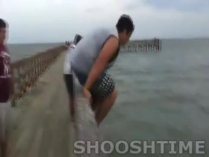 Fatty Snaps His Ankle Jumping off Pier