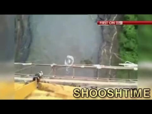 Woman Survives Bungee Cord Failure