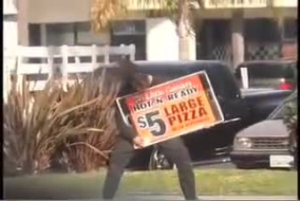 Sign Twirling Has Never Been This Hardcore