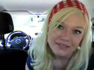 Norwegian Chick Creams Herself In The Backseat