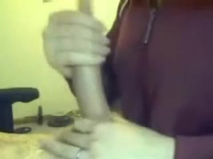 His Girlfriend Gives Glorious Handjobs