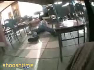 Jerk Off Fakes A Seizure In A McDonalds