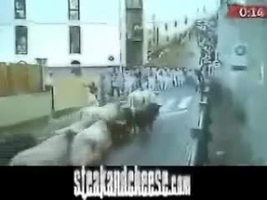 The running of the bulls