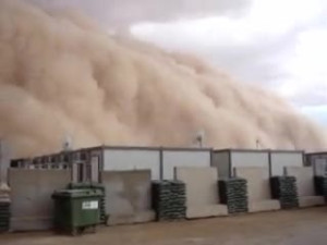 Crazy ass sandstorm!