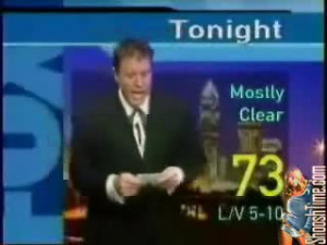 Crazy fucking weather man!