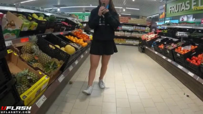 Fucking cucumber in Supermarket