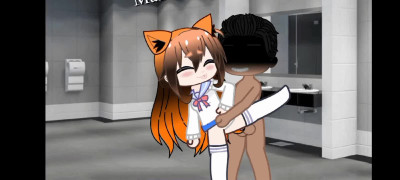 Мужик трахается с девочкой лисой/a man fucks with a fox girl(гача клуб/gacha club)