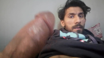 Handsome Pakistani Boy Cums