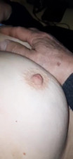 Our neighbors hands on my wifes beautiful tits