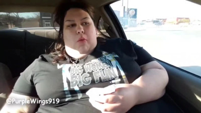 Compilation of obese woman being stuffed