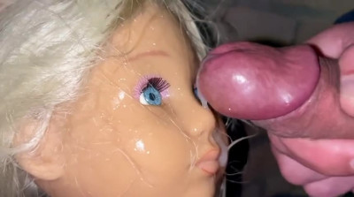 Smelly secondhand store hairdresser doll cumshot 2nd shot