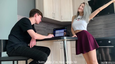 Eva Elfie Exclusive 4K | Guy Fucks Cuckold Girl In Front Of Her Boyfriend