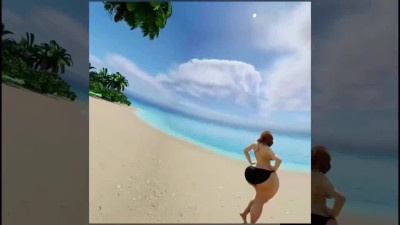 THE DUKEZ vr Big Ass PAWG MILF Mrs. Keagan takes BBC on the beach