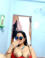 Indian live show aunty boob show