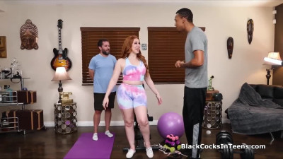 Curvy ginger cheats on personal trainers BBC