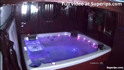 IPCAM – Busty blonde woman gets fucked in the Jacuzzi