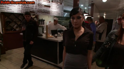 Real anal slut fucked in public food fetish scandalous sex