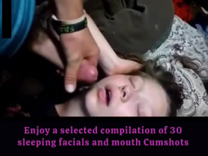 30 Sleeping Cumshot compilation