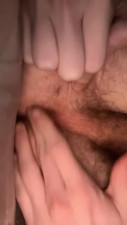 Fingerfucking my unwashed hairy asshole